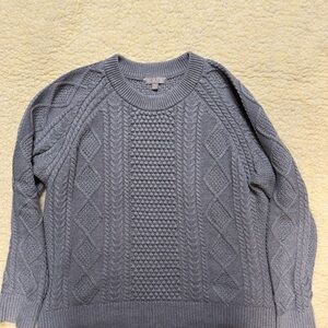 J. Crew women’s cotton linen cable knit sweater M